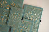 Archer and Olive Notebook: Keeper of the Bees in Soft Teal
