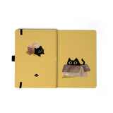 A premium soft-touch hardbound cover and smooth, lined pages make writing easy and enjoyable. The Smythe-sewn layflat binding keeps the notebook open for effortless note-taking, and the satin ribbon helps you mark your favorite pages.

New inside page design
Soft Touch Hardcover
5.75" x 8.25"
144 Lined Pages
Contrast Endpages
Bookmark, Pen Loop, &amp; Elastic Closure