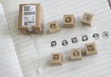 Box size: 4 x 3 x 3 cm

Packed with cuteness, this tiny treasure features 6 different mini stamp designs - plus a PET sticker pack.

The stamps are made of industrial high grade red rubber with the finest details. It is mounted by hand on re-purposed wood, hand-picked from various sources from old furnitures to jungle excursions! As all stamps are assembled, cut, sanded by hand, size and shape may vary slightly. Wood material will differ depending on what the forest elves bring!

Stamps might be slightly st