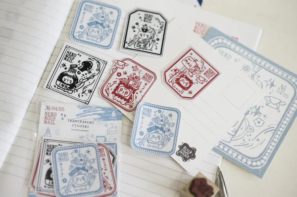 Black Milk Project - Neko Mail Transparent Sticker Set