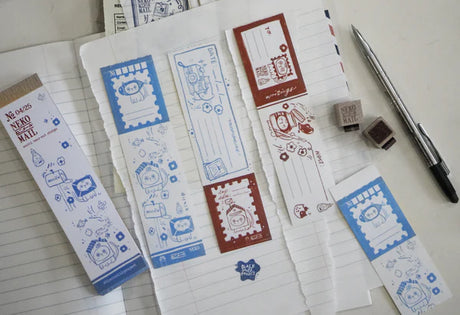 Black Milk Project - Neko Mail Washi Tear Out Strip Booklet