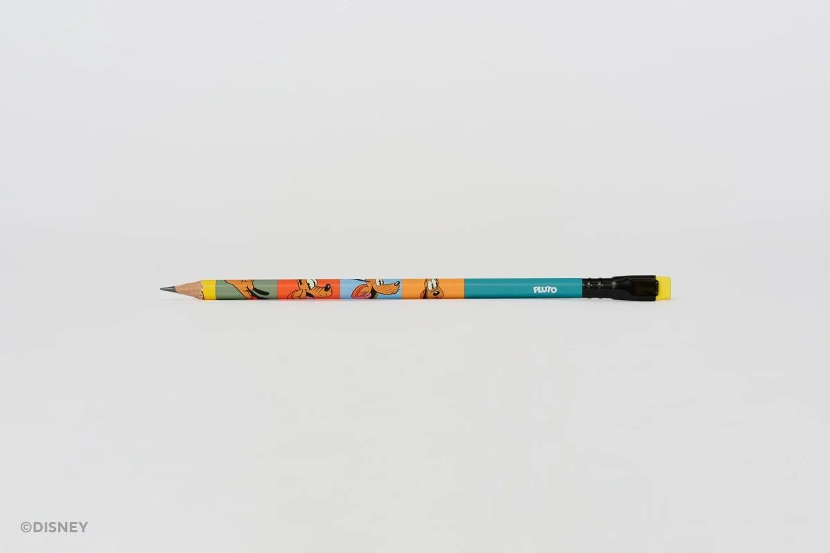 This set of 12 Blackwing pencils includes designs featuring Mickey Mouse, Minnie Mouse, Donald Duck, Daisy Duck, Goofy, and Pluto. Each pencil contains our Soft graphite core.