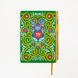 Volume 143 is our tribute to Frida Kahlo. The model number 143 is a nod to the 143 paintings commonly attributed to her over the course of her life.

This limited-edition Volume 143 Notebook features a cover design inspired by Frida's iconic imagery. Each limited-edition A5 (148 x 210 mm) medium notebook includes 160 pages of 100 GSM Blank paper, and a Vol. 143 pencil loaded in the pencil holster.

Limited-edition A5 medium notebook (148 x 210 mm)
160 pages of Blank paper
Includes Vol. 143 pencil