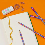Volume 143 is our tribute to Frida Kahlo. The model number 143 is a nod to the 143 paintings commonly attributed to her over the course of her life.

The limited-edition Volume 143 Frida Kahlo Notebook Essentials Set includes a Vol. 143 Frida Kahlo Notebook, 4 x Vol. 143 Pencils, Vol. 143 One-Step Sharpener, and a Vol. 143 Point Guard, all inside a Frida Kahlo-inspired gift box.

Contains:

1 x Vol. 143 Frida Kahlo Notebook
4 x Vol. 143 Pencils with Soft Graphite
1 x Vol. 143 One-Step Sharpener
1 x Vol. 143