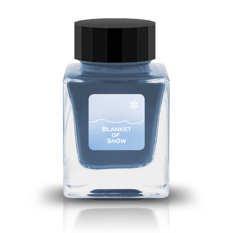 Blanket of Snow Ink (GLASS PEN ONLY)

The Snow Paradise Collection is inspired by the beauty of snow in the winter. Some of the inks in this collection feature a shimmering effect to bring to life the sparkle of a fresh winter snow.&nbsp;

RGB: 150, 182, 215

Blue
30ml

Shimmering
Glass Pen Only
