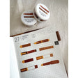 Bloom Paper Studio Washi Tape - Bear's Fountain Pens

This is a collection of Bear's fountain pens! He is in his happy place.


made with:
- washi paper
-15mm x 10m

Note: Colors on screen may appear slightly different on paper. By purchasing, you have acknowledged reading this disclaimer.