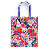 Our new Blooming Cats reusable shopping bag features illustrations of adorable cats among blooming flowers while being stylish and eco-friendly. The bag is also spacious and roomy, with plenty of space to hold all your essentials. It's also lightweight and easy to carry, making it perfect for everyday use. This unique shopping bag is a great way to show off your style while also doing your part for the environment.