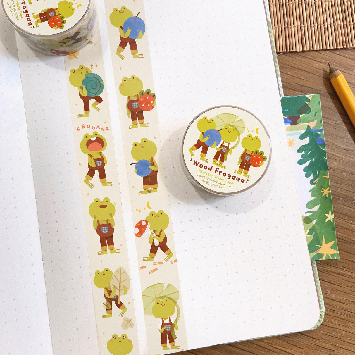 Here is where whimsical illustrations and delightful goodies come to life. Add a touch of artistry to your world.

Washi Tape featuring artwork from Blue Bean Illustrations

20mm x 10m

Comes with one washi tape