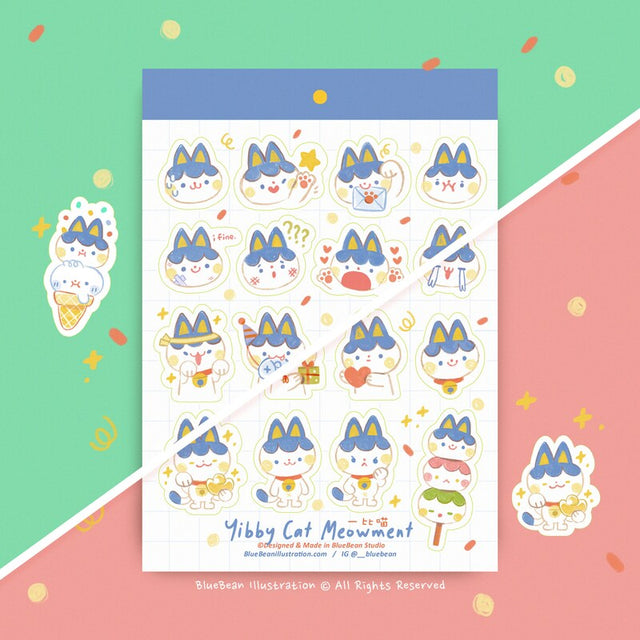 Here is where whimsical illustrations and delightful goodies come to life. Add a touch of artistry to your world.

Sticker sheer featuring artwork from Blue Bean Illustrations

Approximately 4.5in x 5.5in

Comes with one sticker sheet