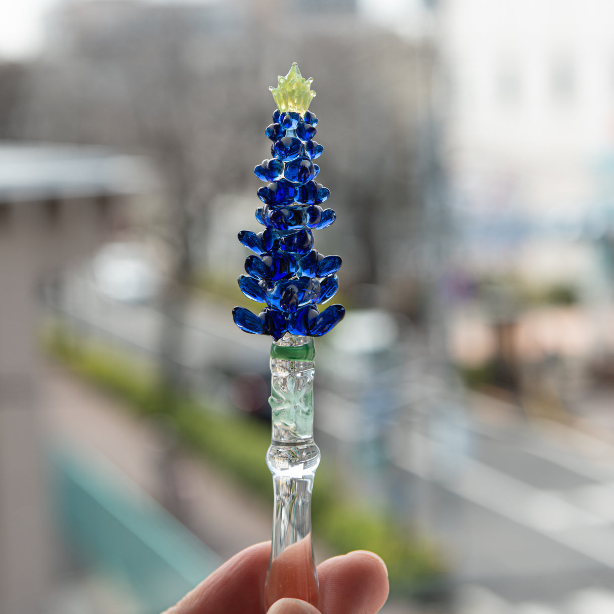 Bluebonnet Flower Glass Pen