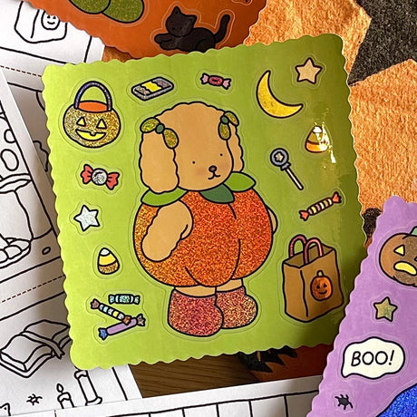 Bobbie Goods Sticker Sheet - Pumpkin Puppy

Momo is a perfect pumpkin! 🧡