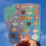 Bobbie Goods Sticker Sheet - Super Sparkly

24 glitter stickers!
Weatherproof
Gloss finish
Sheet is 5" x 7"