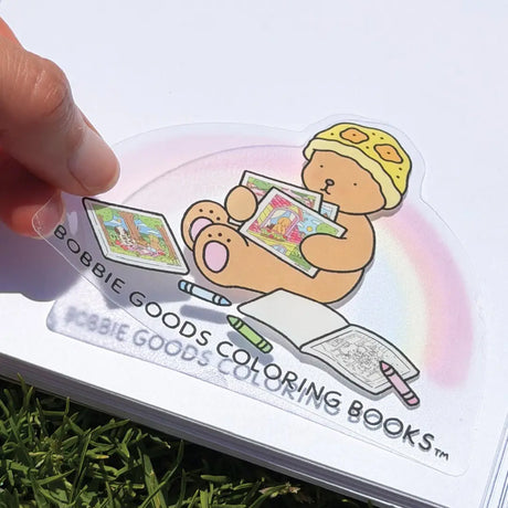 Bobbie Goods Vinyl Sticker - Rainbow

Clear rainbow effect works best on a white or silver surface!
Weatherproof
Gloss finish
Approximately 4" x 3"