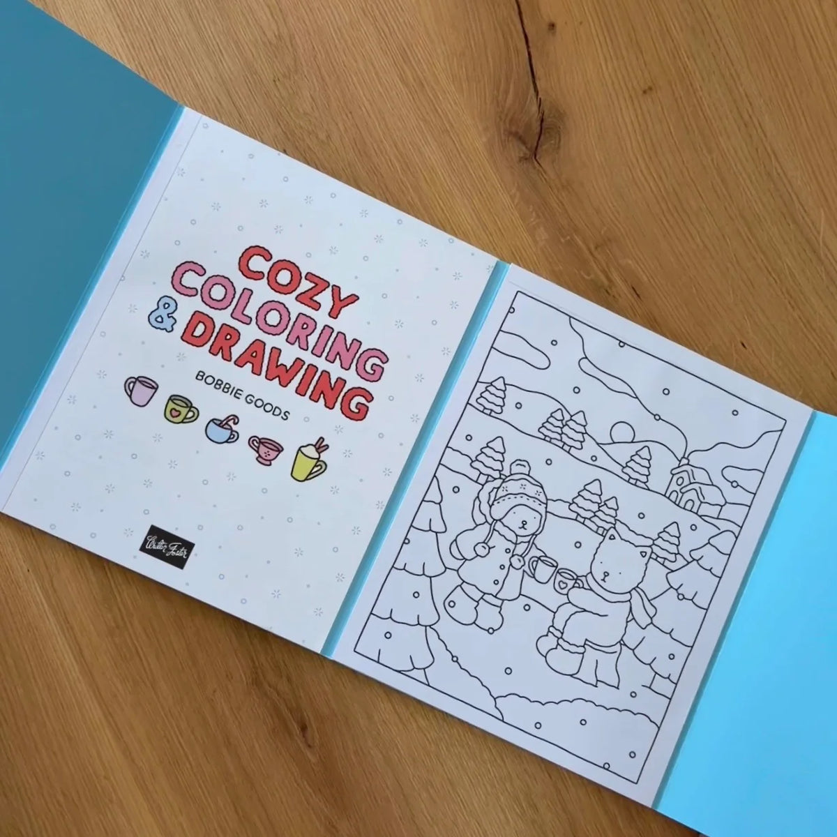 Bobbie Goods - Cozy Coloring &amp; Drawing

Brrrr!! ❄️ This two-in-one book offers 32 pages of step-by-step drawing projects that guide budding artists through creating cozy Bobbie Goods characters, winter scenes, and adorable objects. In addition to the tutorials, an attached pad includes 6 unique winter coloring pages and 6 memo sheets.&nbsp;

Inside, you’ll find:

Step-by-step winter theme drawing tutorials
An attached pad with 6 cozy coloring pages and 6 cute drawing pages