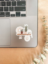 Adhesivo para estantería estilo boho