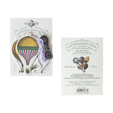 Paquete de etiquetas de regalo perforadas con forma de globo