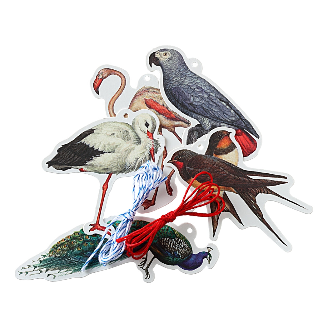 Bomo Art Budapest - Punched Gift Tag Pack Birds