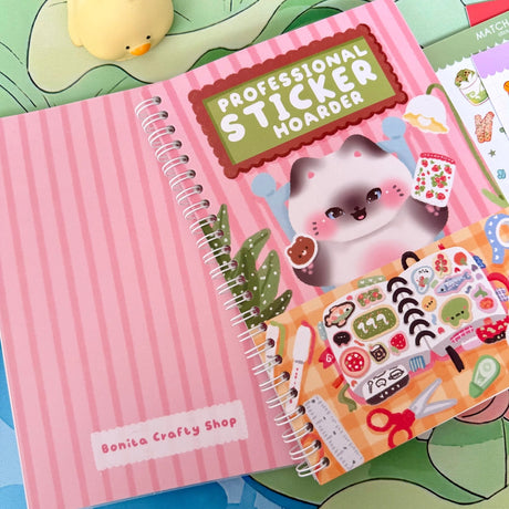 Bonita Crafty Shop - Professional Sticker Hoarder A5 Reusable Sticker Book