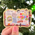 This cozy matte laminated waterproof journal spread sticker is perfect for planners, scrapbooks, laptops, calendars, bullet journals and more! Designed with a warm, kawaii aesthetic, it features a cute daily diary layout, doodles, checklists, and colorful decorative elements that bring joy to any stationery setup.

♡ STICKER DETAILS ♡
~ Sticker size: 2.5’’ inches
~ Printed on matte sticker paper
~ Matte Laminate finish ✨
~ ONLY Handwash. This sticker is not dishwasher or microwave safe.