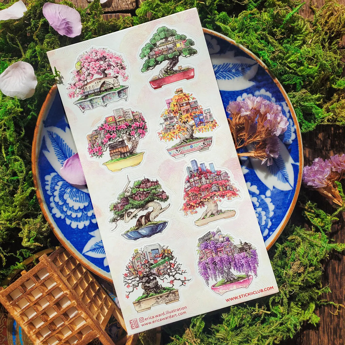 Bonsai Cities Sticker Sheet