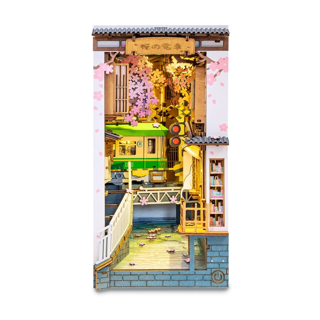 Sakura Densya Book Nook Kit DIY Miniature House