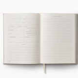 Calling all book lovers: this embroidered-cover journal is designed with you in mind. Perfect for logging your reads and capturing your reflections, the journal features useful sections for reading notes, review entries, books borrowed and lent, and a to-read list. Inside, you’ll also find a place-keeping ribbon and two paper bookmarks. 