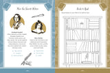 Celebrate the literary life with 500+ stickers and 50+ activity pages, puzzles, and trivia.

Whether you consider yourself a bibliophile or are interested in novels and literature, Books, Tomes & Folios Sticker, Color & Activity Book is for you! Inside, you will find:

Beautifully illustrated stickers: Use them to decorate envelopes, gift wrap, letters, scrapbooks, journals, or cell phone and tablet cases. On the backs of the sticker pages are various literary quotes. 
Bookish coloring pages, featuring line