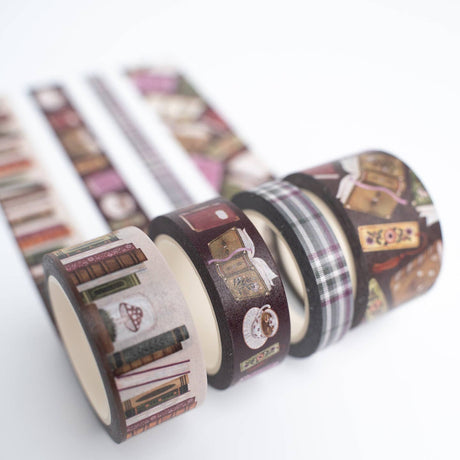 Archer and Olive Bookshelf Washi Tape Set