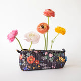 Botanica Paper Co. - Cotton Quilted Pencil Pouch - Wild Flowers