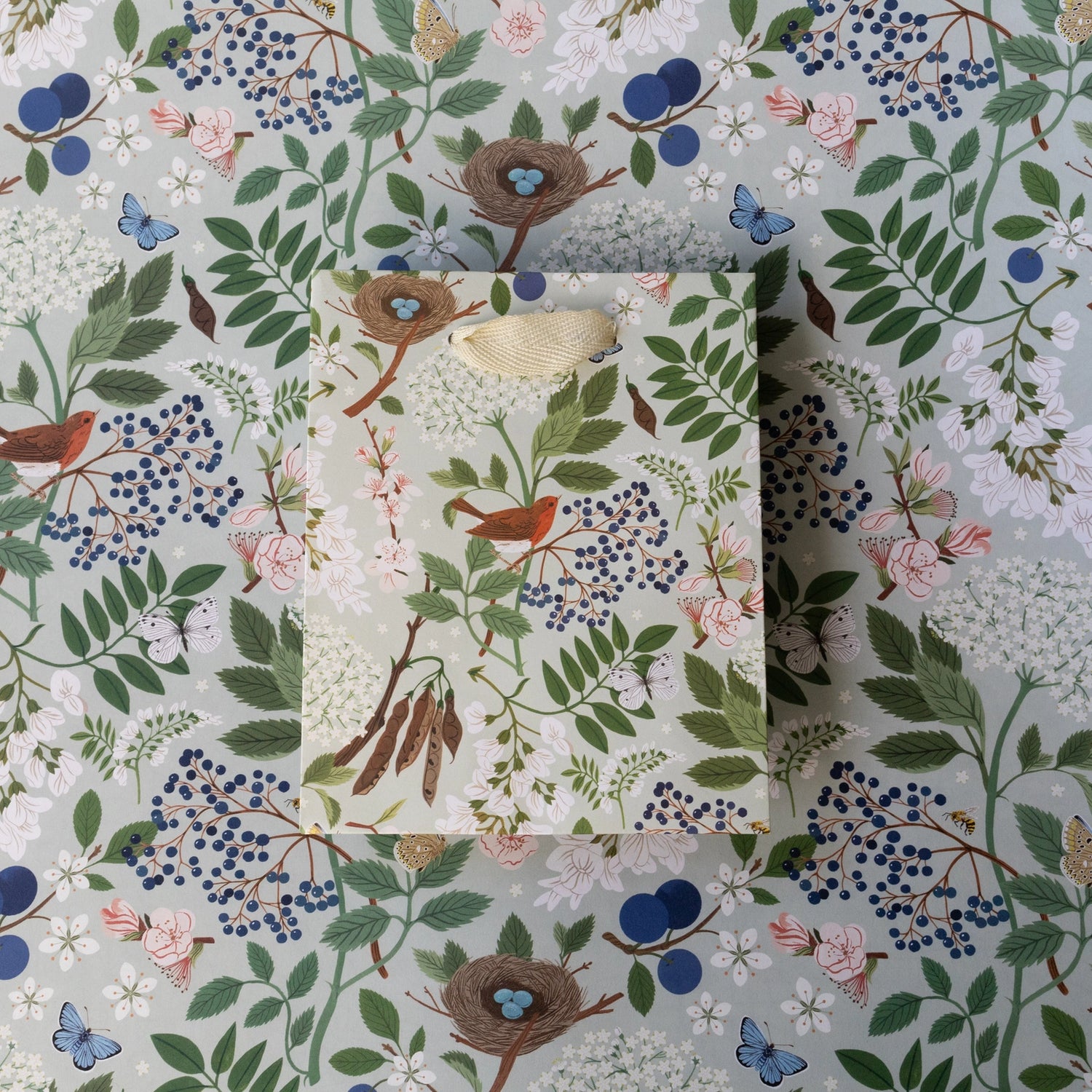 Botanica Paper Co. Small Gift Bag - Flowering Trees