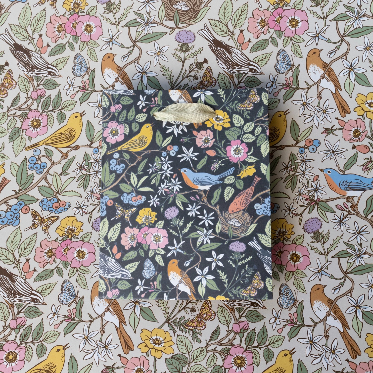 Botanica Paper Co. Small Gift Bag - Song Birds