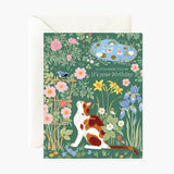 A lovely birthday card based on hand painted watercolor &amp; gouache artworks.

~ A2 (4¼" x 5½") folded-card
~ Warm white heavy card stock, matte
~ Full color&nbsp;
~ Blank interior
~ Paired with &nbsp;A2 envelope