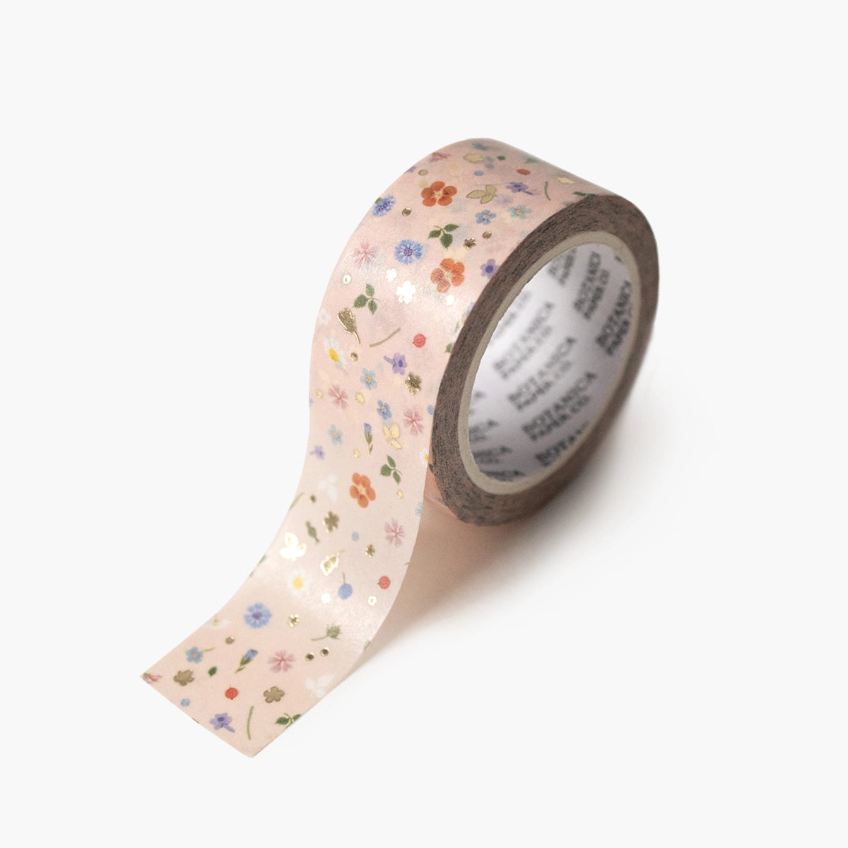 Botanica Paper Co. Floral Confetti Washi Tape


Illustrated adhesive paper tape inspired by florals and vintage stamps. Perfect for decorating your mail, journals, cards, gift tags, scrapbook projects, and more.&nbsp;

Dimensions: 33 ft (10m) roll, 0.75" (20 mm) wide
Gold foil accents
Designed in USA
Includes 1 roll of washi