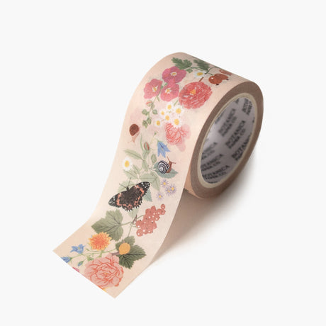 

Illustrated adhesive paper tape inspired by florals and vintage stamps. Perfect for decorating your mail, journals, cards, gift tags, scrapbook projects, and more.&nbsp;

Dimensions: 33 ft (10m) roll, 1 1/8" (30 mm) wide
Designed in USA
Includes 1 roll of washi