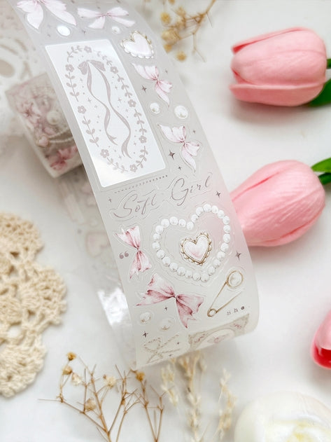 Bows & Pearls Pet Tape (Pre-Cut)