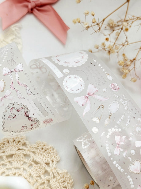 Bows & Pearls Pet Tape (Pre-Cut)