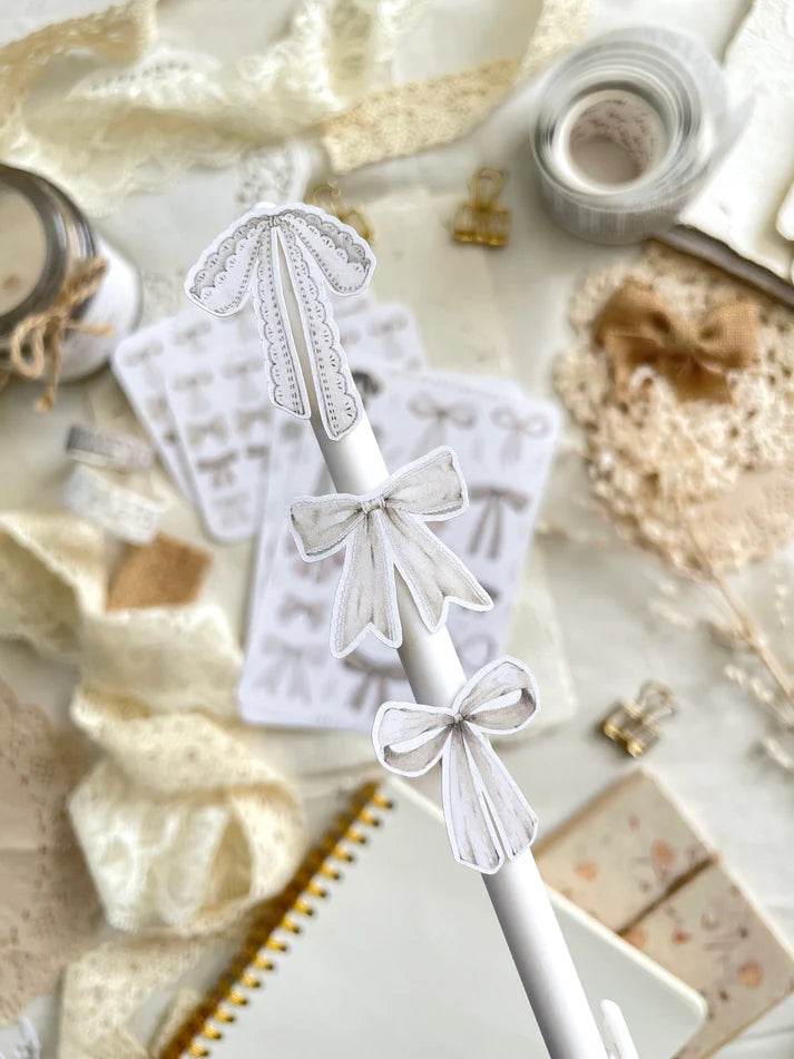 leelajournals Bows Sticker Sheet - 2pc set