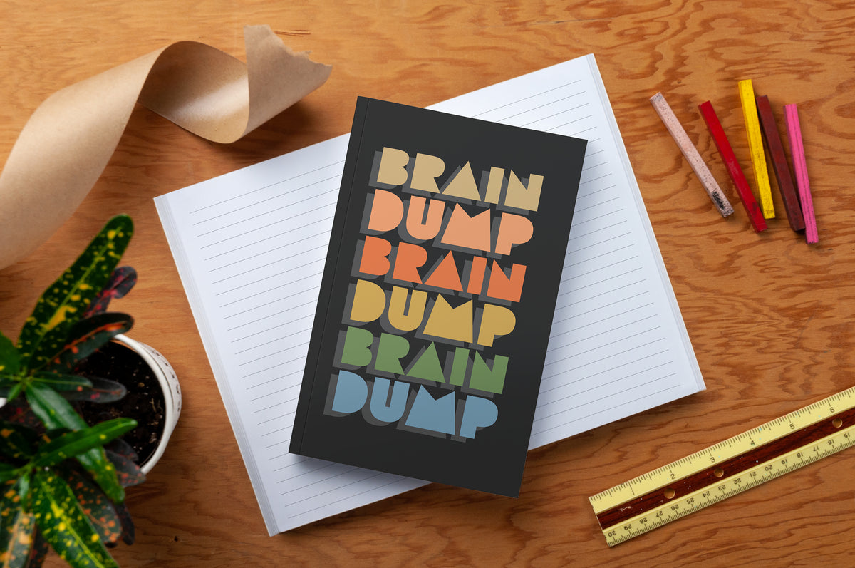 Brain Dump Classic Layflat Notebook