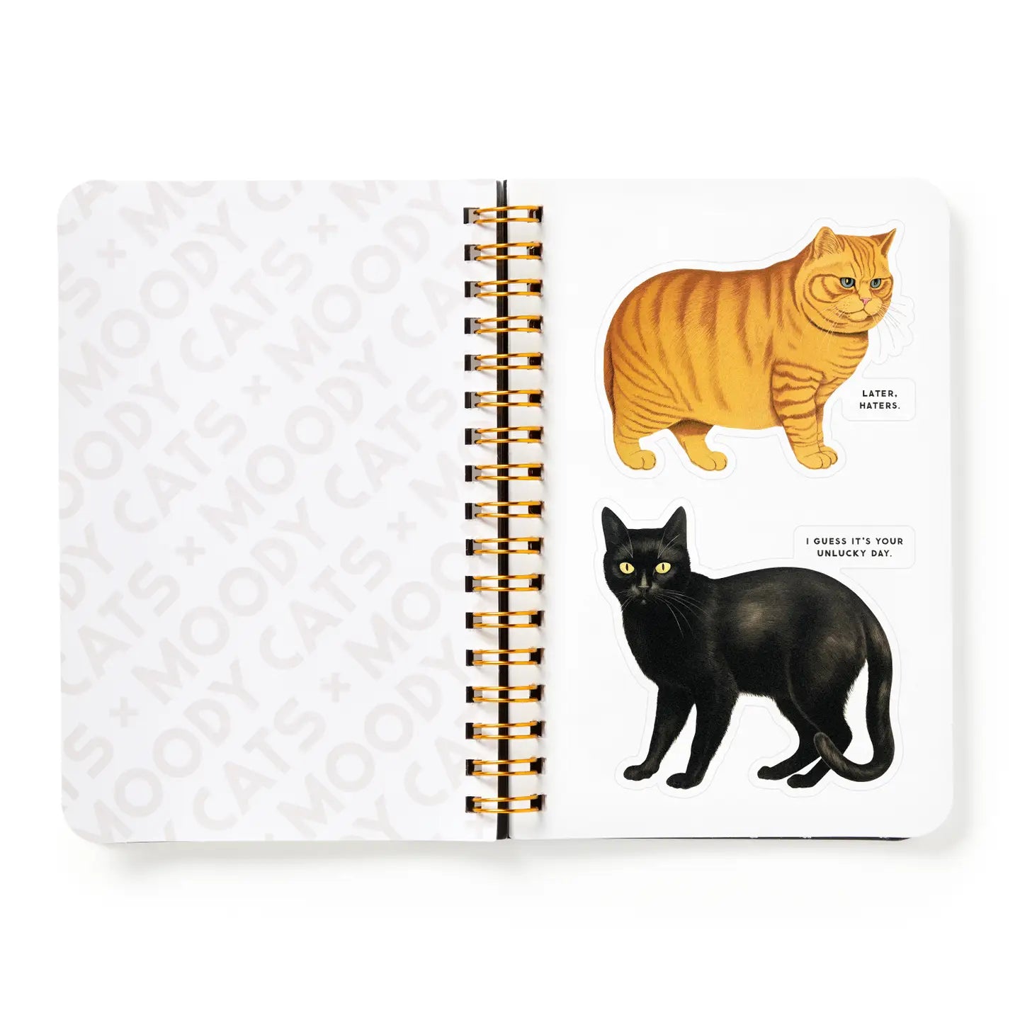 Brass Monkey Moody Cats Googly Sticker Book