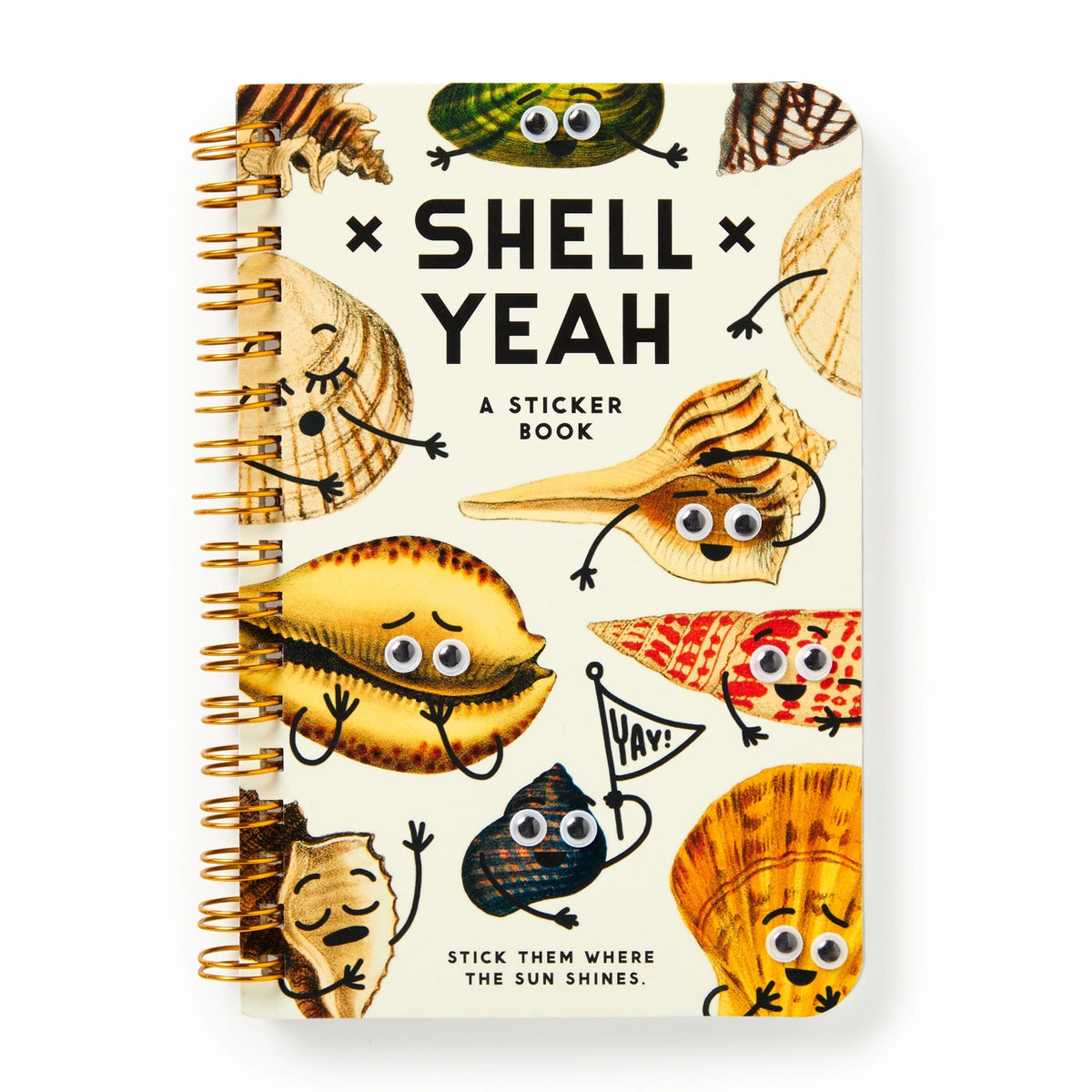 Brass Monkey Shell Yeah Sticker Book – Little Craft Place