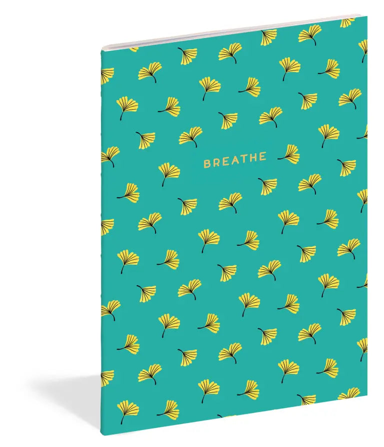Whether you’re journaling, sketching, or brainstorming, this set of three elegantly designed notebooks suits all of your creative needs. Breath helps you reflect and record your thoughts; Create lets your work through bright ideas; and Celebrate encourages you to strive for and reach your goals.