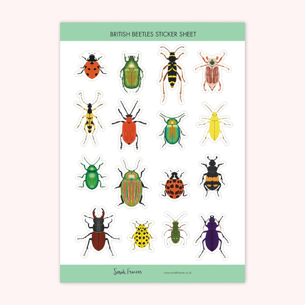 British Beetles Stickers