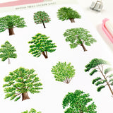 British Trees Stickers