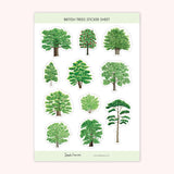 British Trees Stickers
