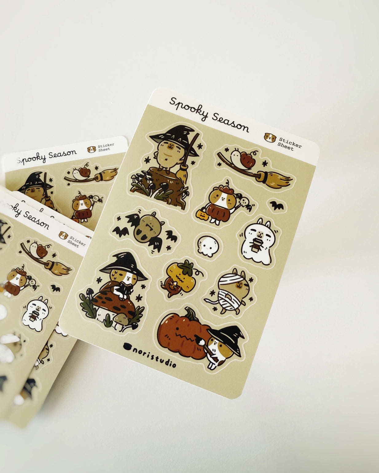 Bubu and Moonch Spooky Season Sticker Sheet