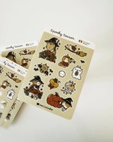 Bubu and Moonch Spooky Season Sticker Sheet