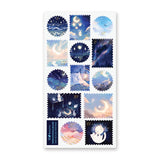 Bunny Nighttime Stamps Sticker Sheet