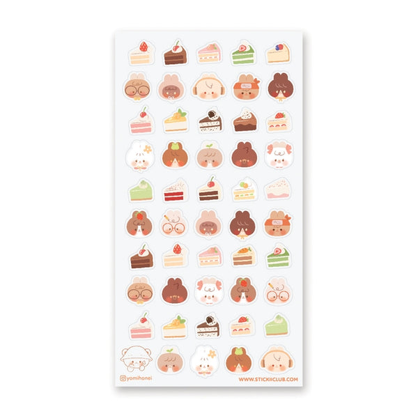 Buns & Cake Sticker Sheet