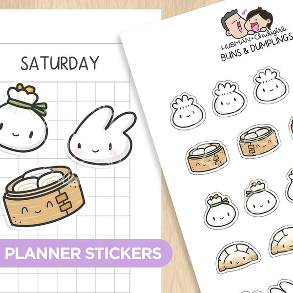 Buns & Dumplings Planner Stickers