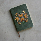 Butterfly Dance Embroidered Journal Notebook